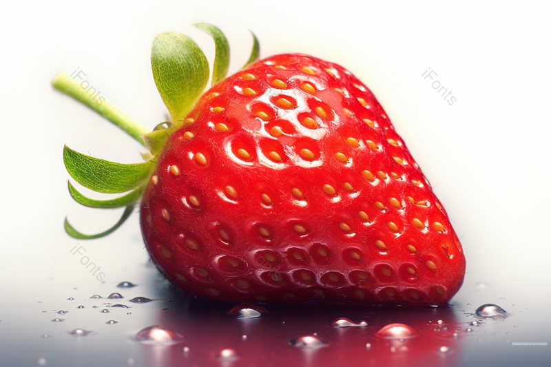 红色的草莓挂着水珠的水果摄影,高清,摄影图,摄影图片,图片大全,摄影图免费下载